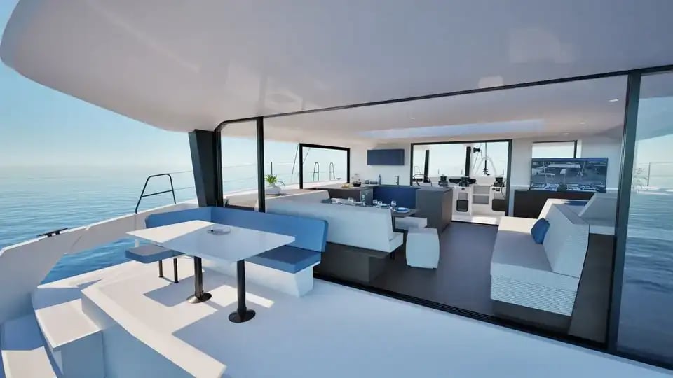 intérieur windelo 58 terrace vu sur la mer