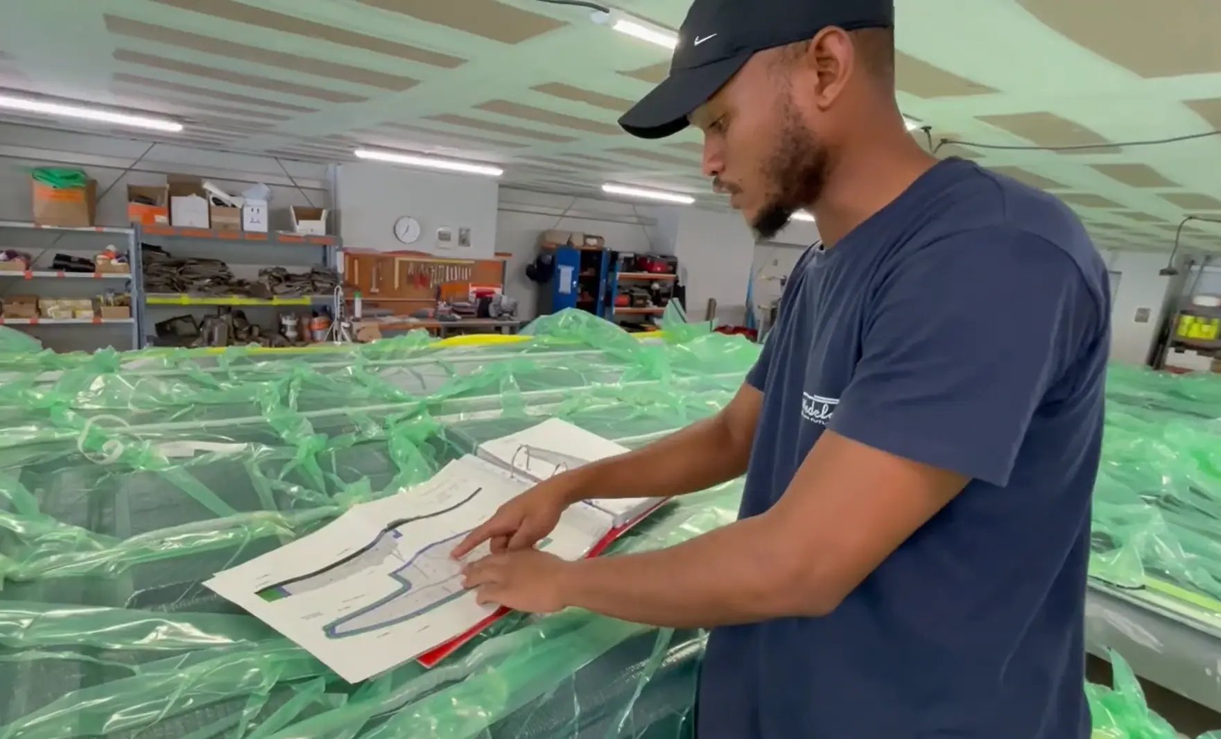 opérateur composite en fabrication